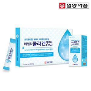 [일양약품] 저분자 데일리 콜라겐 아쿠아 1250 100포 100일분 쇼핑백 선물세트