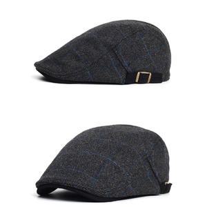 엔틱 감성 중년 남성 헌팅 체크 도리구찌 마도로스 모자 캡