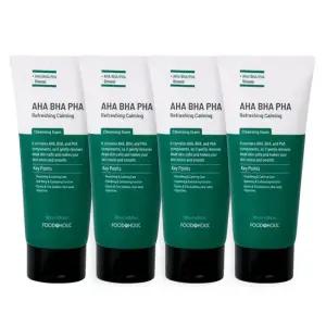 4개 아하바하파하 리프레싱 카밍 클렌징폼 120ml 데일리 모공케어 피지조절 폼클렌징