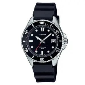 CASIO 카시오 MDV-10-1A1 흑새치 미니 다이버 우레탄 손목시계