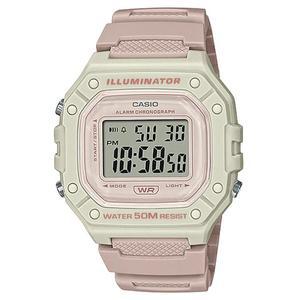 CASIO 카시오 W-218HC-4A2 공용 우레탄밴드 손목시계