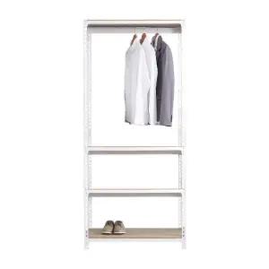 아트박스/스피드랙 시스템행거 스피드랙 옷걸이행거 4단1봉 800 x 500 x 1950