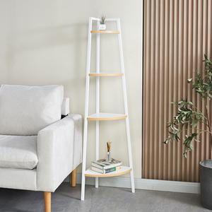 모서리 선반 4단 북타워 북선반 선반장 수납장 장식장 코너