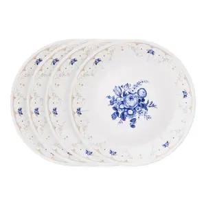 [롯데백화점]코렐 MSNY 블루밍블루 대접시 4P세트