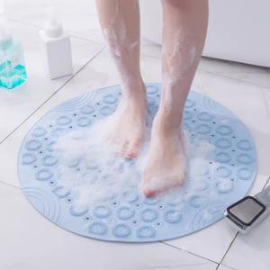 실리콘 흡착식 샤워 발 세척 매트 판 풋브러쉬