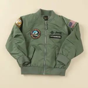 [지프키즈] 와펜 항공점퍼 KN1JPU201 간절기용 블랙 카키