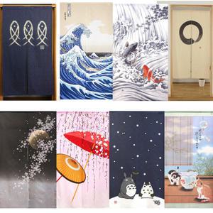 주방가리개 방문커튼 바란스 일본노렌-택1