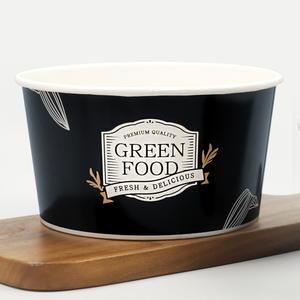 2200 그린푸드컵 종이용기 샐러드 포케 덮밥 포장용기 25개