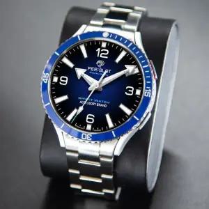 [퍼슬랏] 갤럭시 워치 6 클래식 classic 보호 케이스 47mm B스타일 실버 앤 스카이블루 B4 타입 베젤링