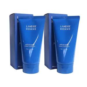 라네즈 옴므 액티브 워터 폼클렌저 150g x2개