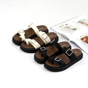 슈담 버클 스트랩 쪼리 슬리퍼_4cm