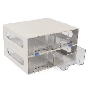 시스맥스 마이 4단 대형 멀티박스 문구 공구 보관함/투명수납함/수납정리함/소품함/부품서랍/소품서랍