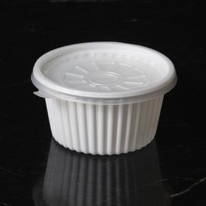 일회용 소스용기 BF 105파이 PP 중 화이트 500세트 전자렌지 가능 국 밥 용기