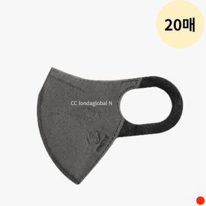 시노텍스 컬러 마스크 KF94 소형 다크그레이 10매 X2