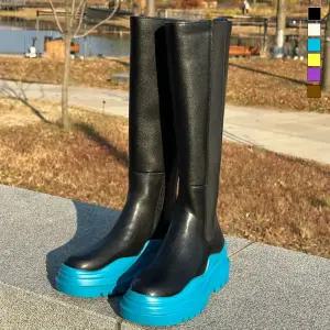 미르바네스슈즈 354 미들 첼시부츠_5cm