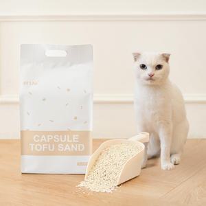 바이랩 캡슐 두부모래 가는입자 고양이 모래 반려묘 화장실 2.8kg X 3개입