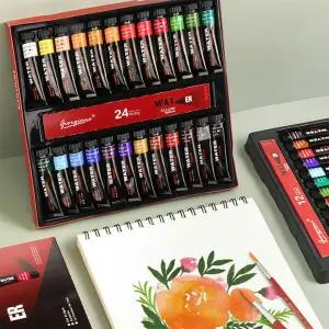 아트박스/호사문구 [아트필드] 아티스트 수채물감 12ml 12색