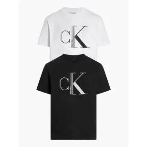 [하프클럽/캘빈클라인 언더웨어]캘빈클라인 그라데이션 모노그램 반팔티셔