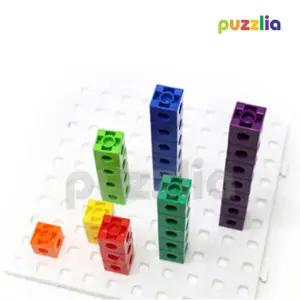 [학습교구] 랭킹큐브 100p+보드판 세트 / 수세기 수학 학습 놀이