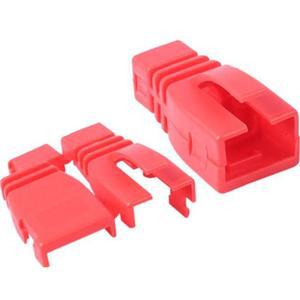 RJ 45 조립형 통부트 6파이 레드 100개 보호캡 rj45 rj45커넥터 랜테스터기 랜툴세트 랜케이블 cat6커넥터