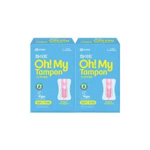 [화이트]화이트 오마이 탐폰 레귤러 12개입X2팩
