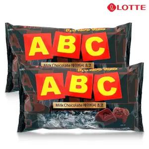 롯데제과 ABC 초콜릿 829g 2개