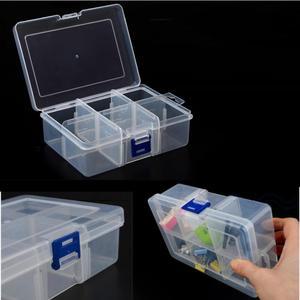 펀코 투명 부품통 6칸 플라스틱 케이스 볼트 보관함 못