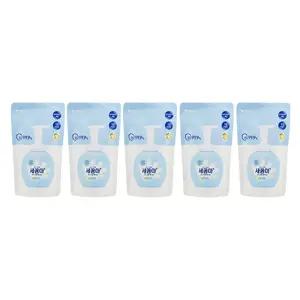 세균아꼼짝마 버블 핸드워시 레몬, 리필, 200ml, 5개