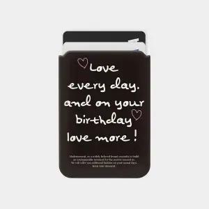 메이드모먼 love every day 레터링 디자인 맥세이프 카드슬롯