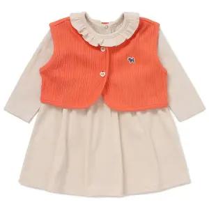 [블루독베이비]45-A70-674-02 IV)베스트 SET 골지 드레스_s