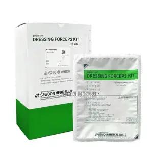 세운 멸균 드레싱 포셉키트 F형  트레이 포셉 거즈 탈지면 방수포) 10통 BOX 드레싱키트 일회용