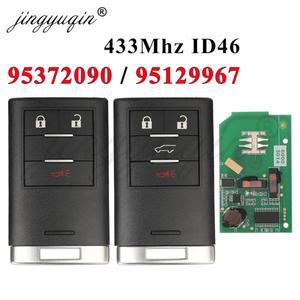 Jingyuqin 키리스 스마트 원격 키, 쉐보레 홀든 GM 캡티바 2014-2018 95372090 3 4B 제어용, 433MHz PCF795