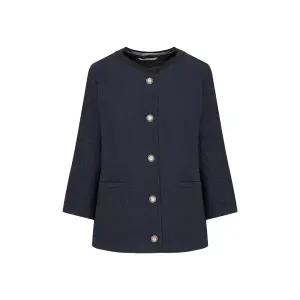 [롯데백화점]크로커다일레이디 쭈글이 메쉬 시보리 가디건 CLEMTS103