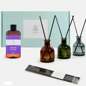 해리스 디퓨저세트(3in 1세트) 4가지 향 선택가능/방향제/디퓨저/실내/공기/청정/향기/선물/집들이