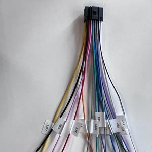 안드로이드 올인원 배선 RCA USB GPS 4G 안테나 오디오 케이블 자동차 헤드 유닛 스테레오 와이어 하네스