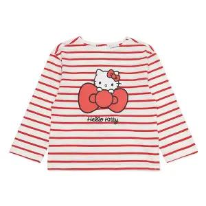 [대구백화점] [래핑차일드]헬로키티 스트라이프 티셔츠(85A29-331-54IV)