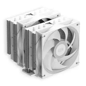 :피씨쿨러 PCCOOLER CPS RT620 PRO 카본스틸 듀얼타워 공랭 CPU 쿨러 (화이트)
