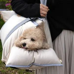 (패리스독) 쁘띠굿슬립 카시트 캐리어겸용강아지자동차시트 반려동물카시