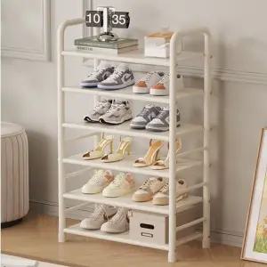 6단 다용도 현관 거실 철제 스틸 선반 신발장 철제선반 다용도선반 베란다수납장 선반장 진열장