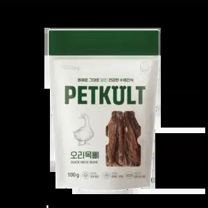 펫쿠르트 수제간식 오리목뼈 100g