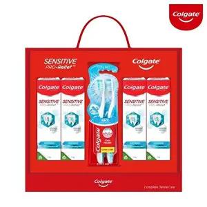 [콜게이트]시린이 미백 잇몸 충치 고불소 센서티브 화이트 치약 칫솔 선물세트