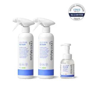 [세스코] 마이랩 핸드워시 폼 플로랄향 300ml + 항균 풋샴푸 490ml x 2개
