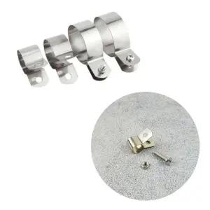 U자형 304 스텐 새들 클립 클램프 서스 밴드 반도 배관 파이프 가스 호스 고정 조임 특새들 홀더