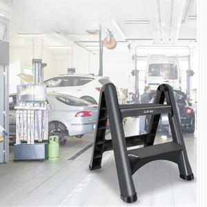 계단형 플라스틱 접이식 발판 1개 미용실 세차 사다리