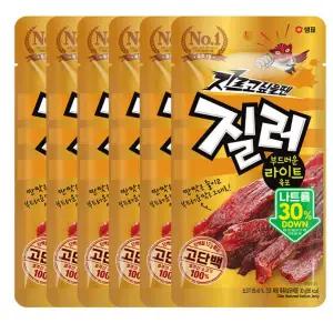 질러 부드러운 라이트육포 30g 6개