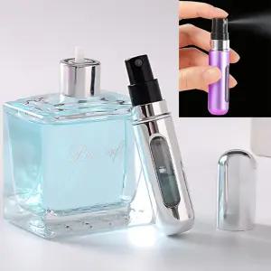 휴대용 향수 소분 리필 공병 용기 충전식 미세 안개 스프레이 병 퍼품 팟