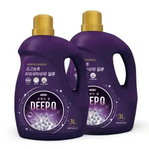 아이러브베베 딥큐 라벤더향 세탁세제 3L 2개 딥클린 액체형 대용량 드럼용 일반용 통돌이 세탁기