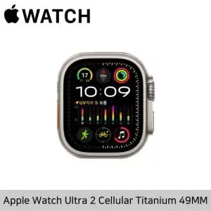 기업렌탈제품 APPLE 워치 울트라2 49mm Cellular 내추럴 티타늄/호환스트랩/충전케이블포함