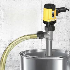 식품용 펌프 고온 액체 드럼 이송 육수 자바라 말통 식품용펌프 오일 이송기 이동 물빼기