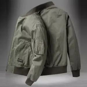 남성 간절기 항공점퍼 오버핏 블루종 바람막이 자켓 봄 가을 야상